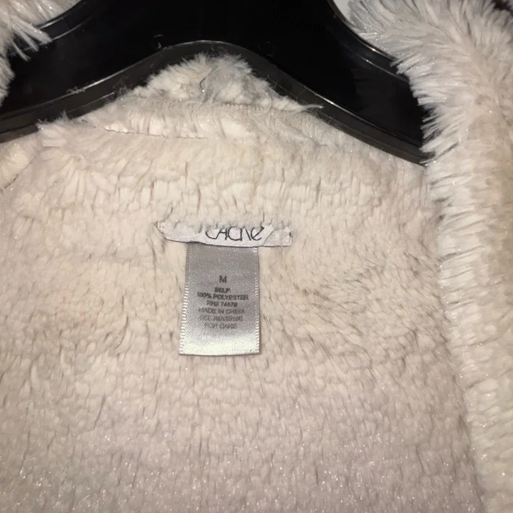 Cache Taupe Jacket with Cream Shearling Lining - Picture 7 of 7